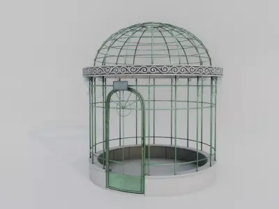Greenhouse V13 Low-poly 3D model