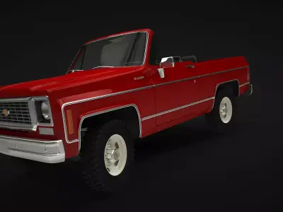 Chevrolet Blazer 1974 Convertible 3D model