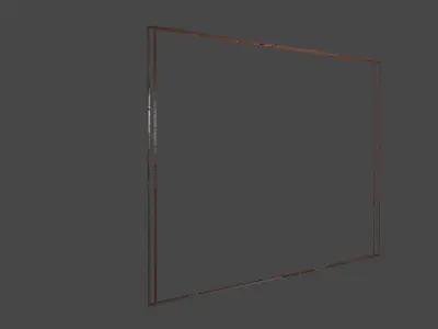 wall 3D square frame 3D model