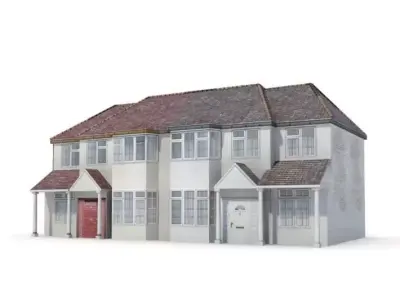 Two Story House 3D model