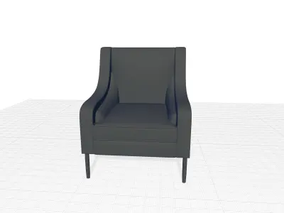 Gilchrist 30 Wide Armchair 3D model