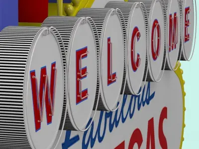 Las Vegas Sign 3D model