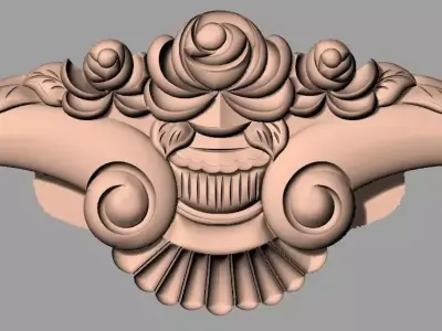 CNC 3D relief design STL format file used for artcam aspire E728 3D model