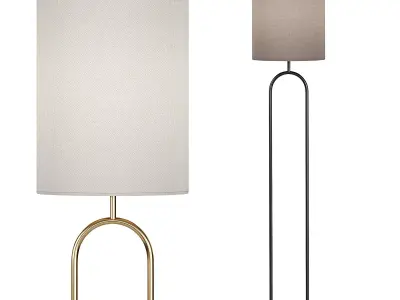 Jaymes Metal Floor Lamp 3D model