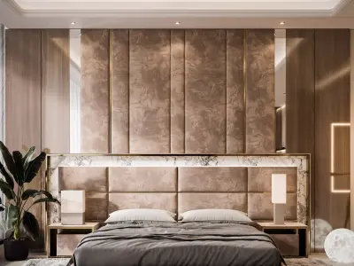 Master Bedroom Penthouse Interior 3D model