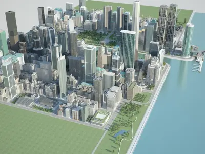 Versatile City g - 01 3D model