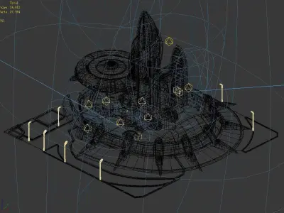Mechanical Building - Fleet Lord 03 3D model
