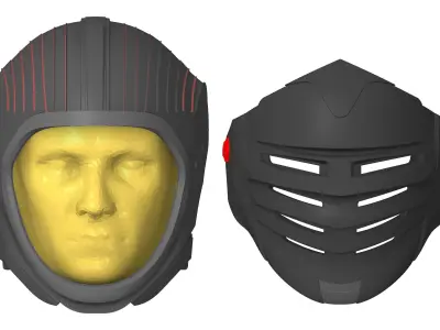 Marrok Helmet Inquisitor Helmet Ahsoka Cosplay By CC3D 3D print model