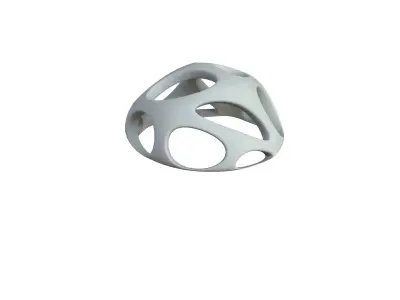 SciFi Cube Object No 46823 Low Poly Shape Low-poly 3D model