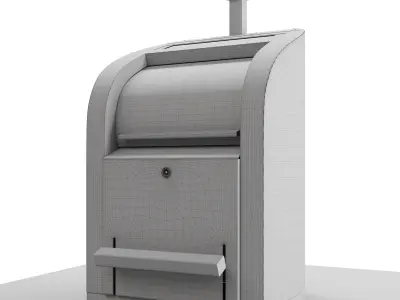 Underground waste container 3D model