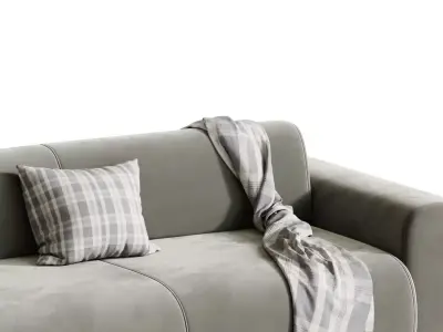 Straight sofa Mail 4NRL 3D model