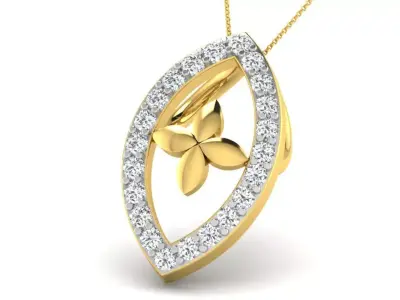 diamonds pendant 3D print model 42