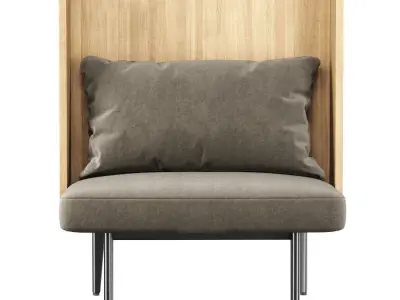 Versus restaurant chair  Low-poly 3D model