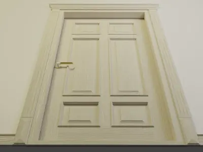 Classic Door  Free 3D model