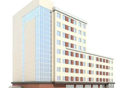 Modern Office Building 3D model