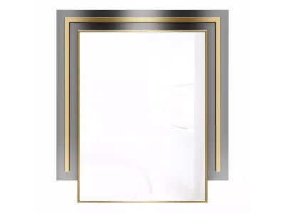 Mirror in a metal frame GZ-M1056 3D model