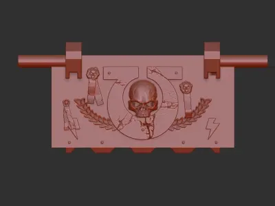 SM Land Raider Front Doors 3D print model