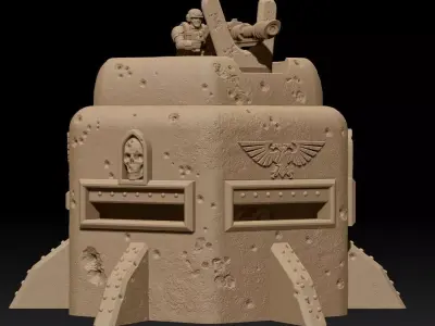 Bunker 3 3D print model
