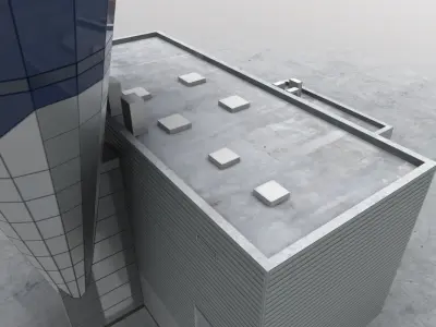 LKKV Control Tower Low-poly 3D model