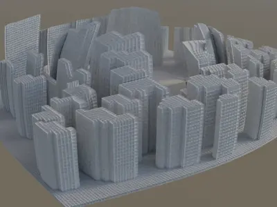 City 2 3D model