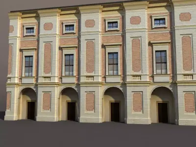 Apartment House 87 Low-poly 3D model