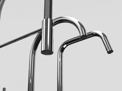 3 Taps kit 3D model 3D model