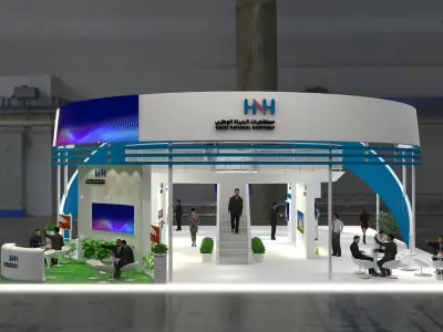 booth 16x20 3D model