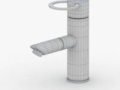 1648 - Water Tap Low-poly 3D model