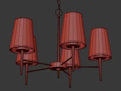 Progress Lighting Palacio Collection 5Light 3D model