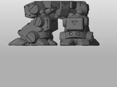CHIBI-TECH SD - HEAVY METAL CHASSIS          3D print model