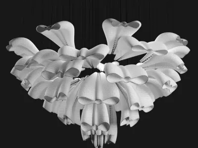 Alice by Petra Krausova for Lasvit Chandelier 3D model