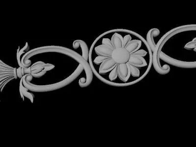 dekor ornate design 3D model shop