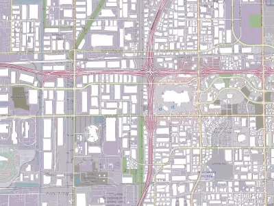 California Commerce centre Ontario USA 3D model