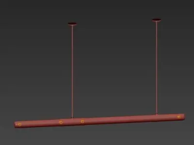 Untitled scandal long pendant light 3D model