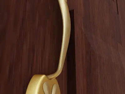 Door handle Free low-poly 3D model purchase