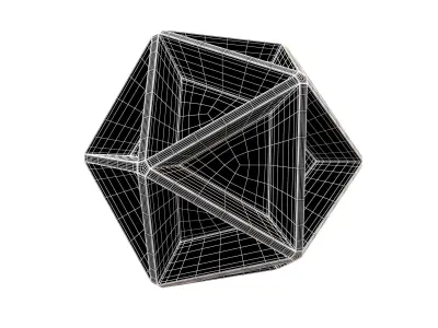Abstract Shape v10 008 Low-poly 3D model