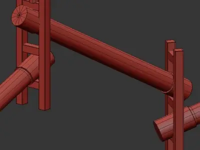 BAMBOU HORIZONTAL  3D model