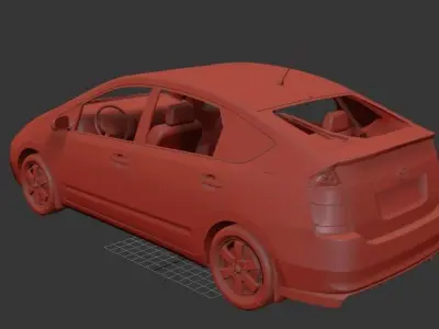 Toyota Prius Mk2 XW20 base 2003 3D print model