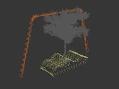 Urban seating  3D model