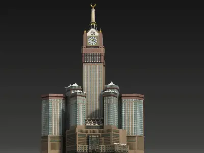 Abraj Al-Bait Towers 3D model