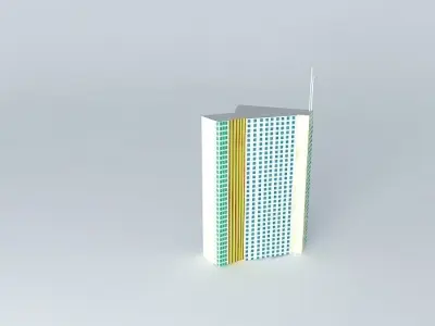 Blue Heldon Hotel Free 3D model