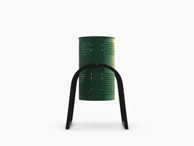 Perforated Trashcan 3D model
