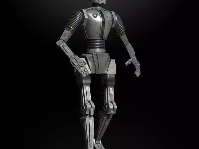 GE-3 Articulation Droid 3D print STL files 3D print model