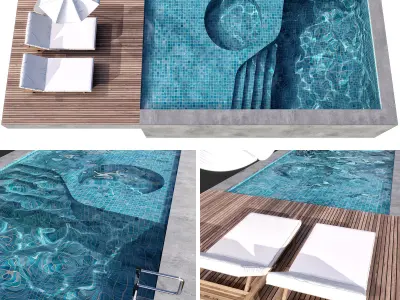 SWIMMING POOL NO96 A 3D model
