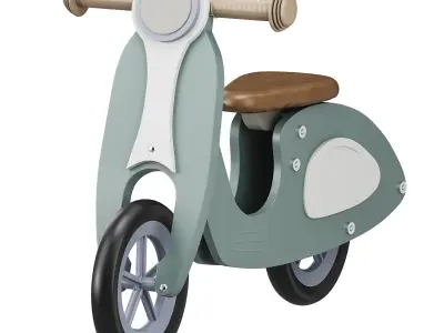 Toy motorcycle for children 3D model