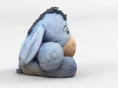 Cuddly Stuffed Toy 2 3D model