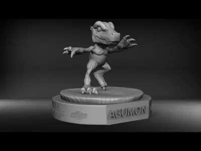 Agumon - print model  3D print model