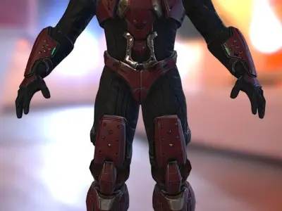  Sci Fi Male Soldier - Advanced Pack 3D model