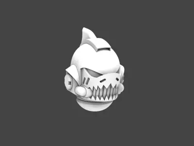Space Sharks Netx Gen Helmets 3D print model