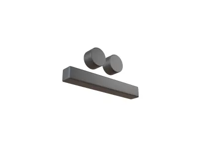 Maya Numerals 7 v1 001 Low-poly 3D model